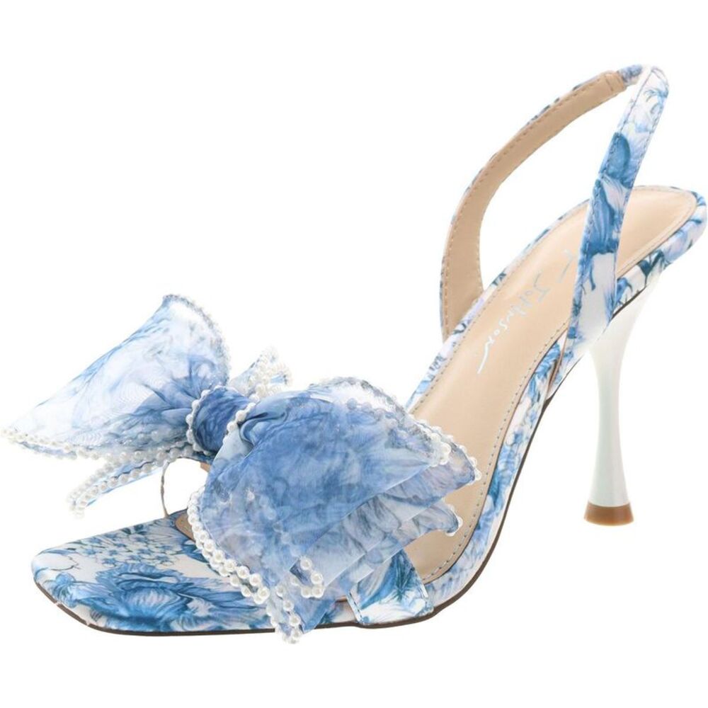Betsey Johnson Blue Floral Sandals